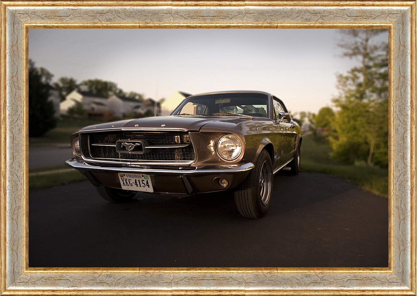 Картина в раме - Форд Мустанг (Ford Mustang)