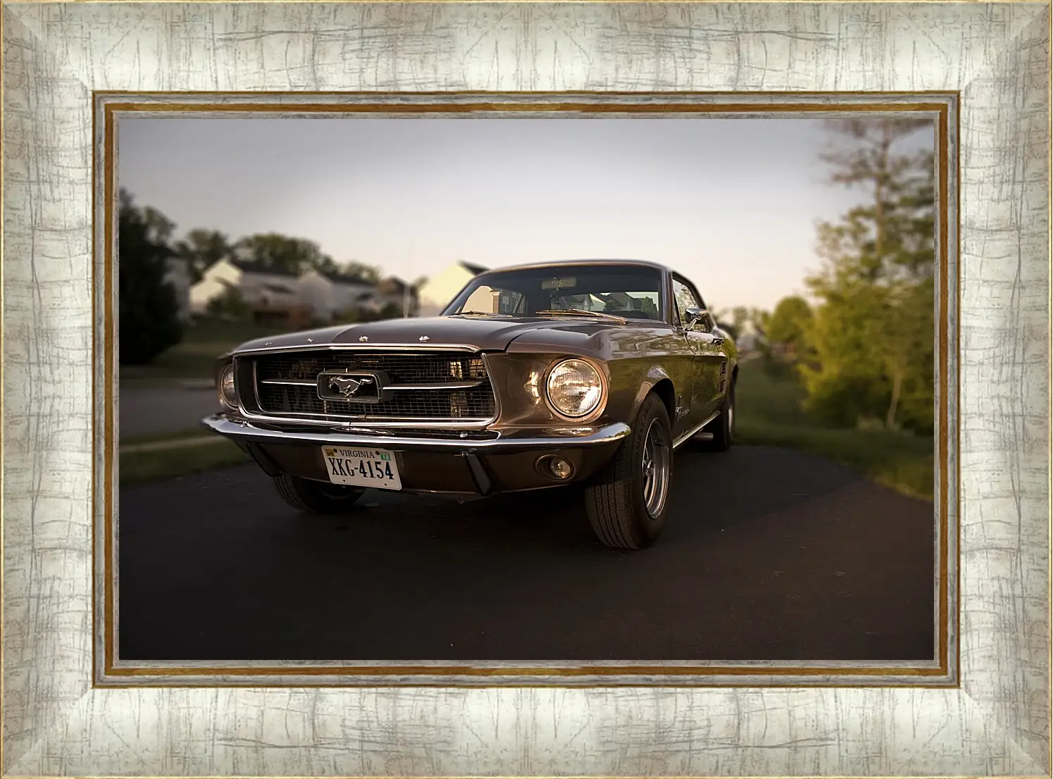 Картина в раме - Форд Мустанг (Ford Mustang)