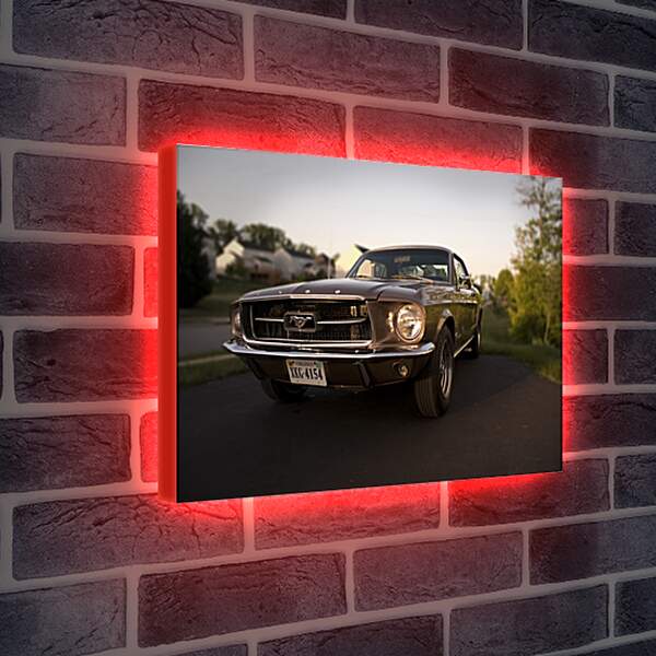 Лайтбокс световая панель - Форд Мустанг (Ford Mustang)