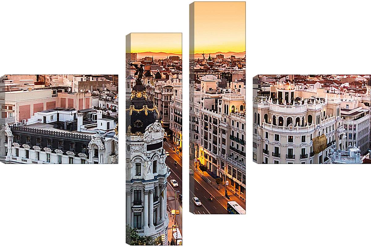 Модульная картина - Мадрид