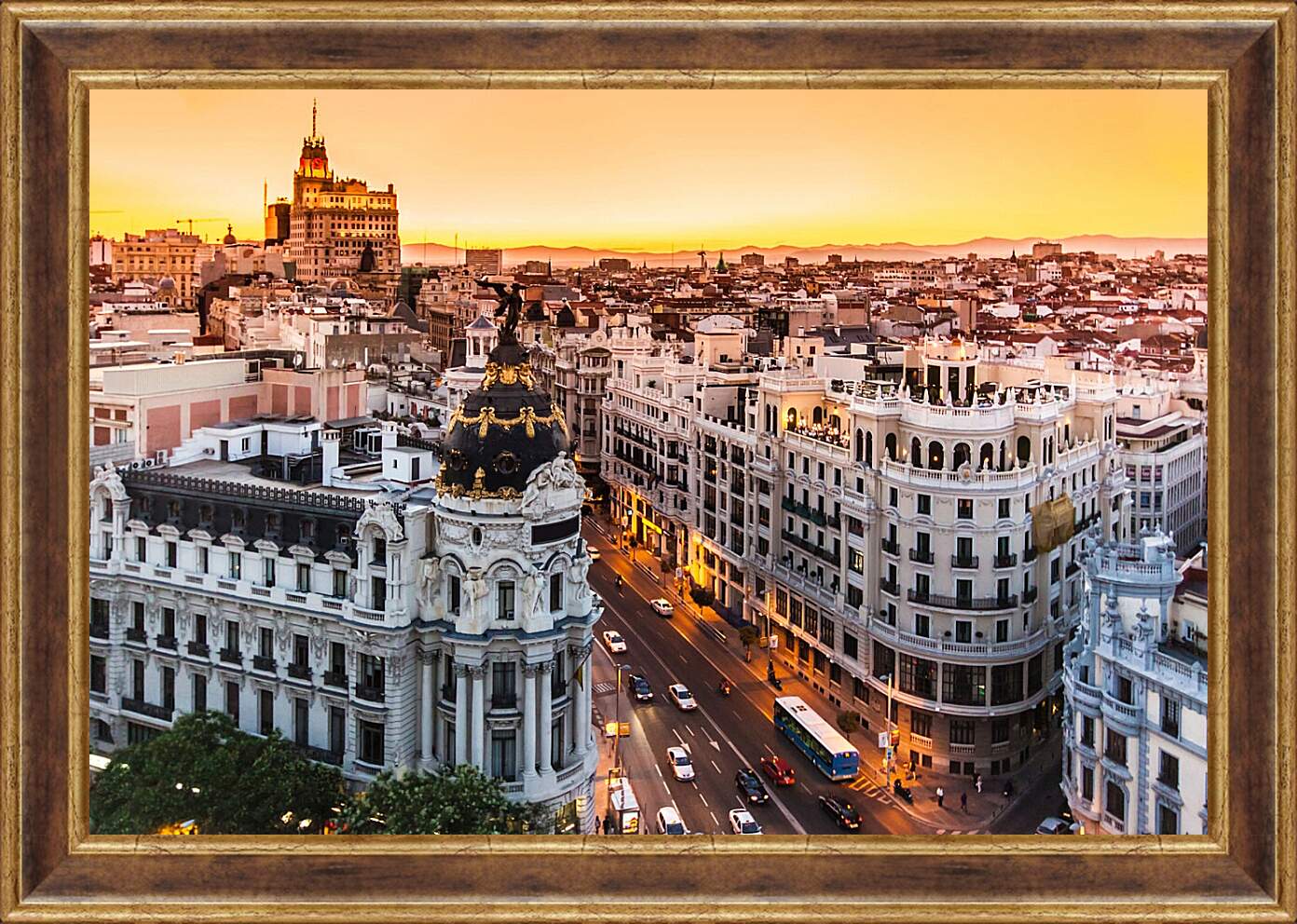 Картина в раме - Мадрид