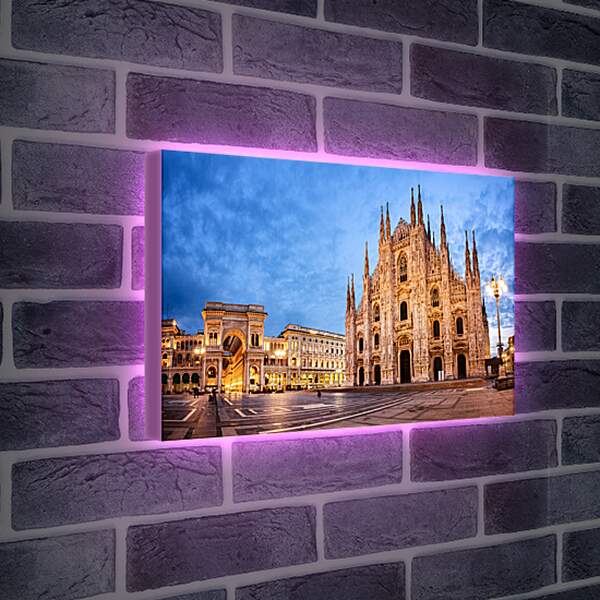 Лайтбокс световая панель - Дуомо ди Милано