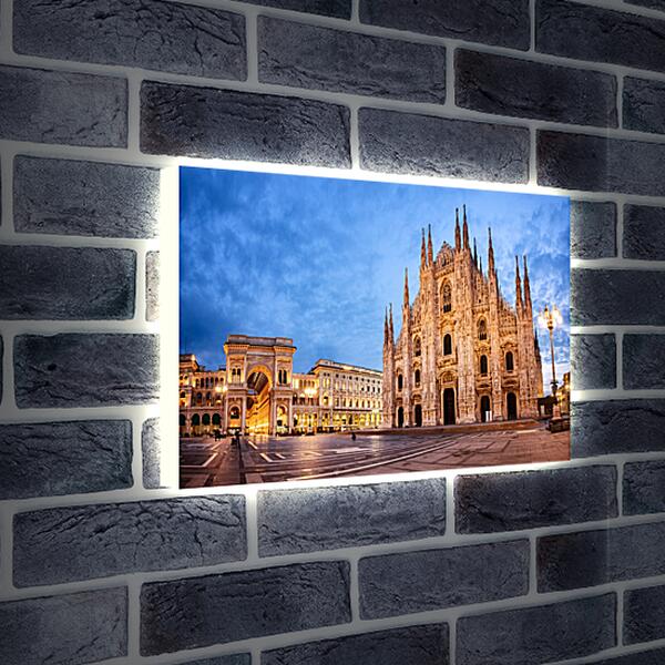 Лайтбокс световая панель - Дуомо ди Милано