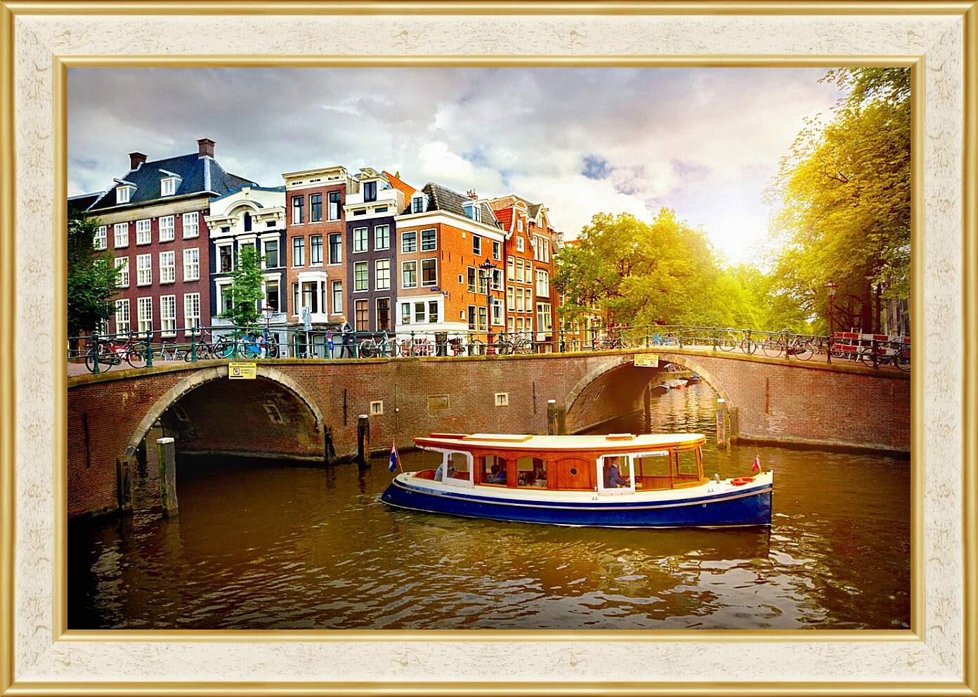 Картина в раме - Где-то в Амстердаме