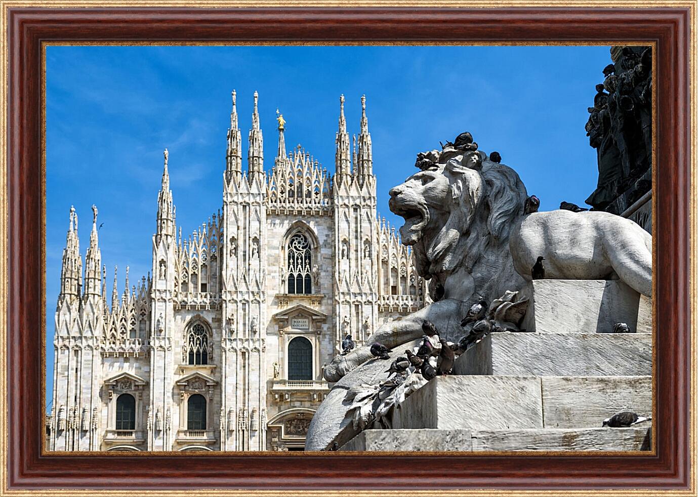 Картина в раме - Собор в Милане