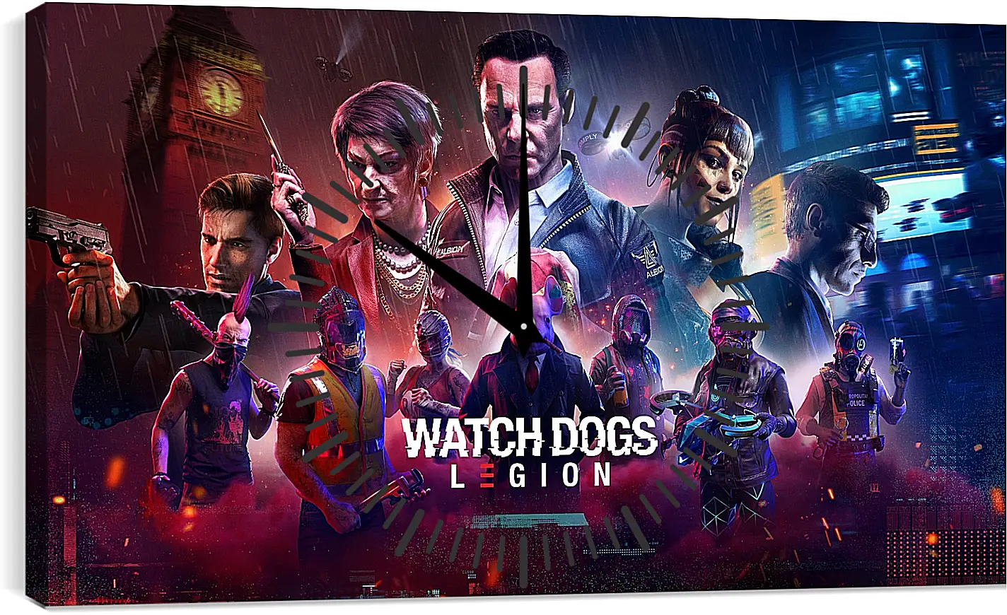 Часы картина - Watch Dogs Legion