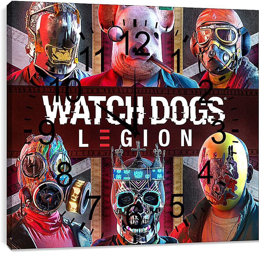 Часы картина - Watch Dogs Legion