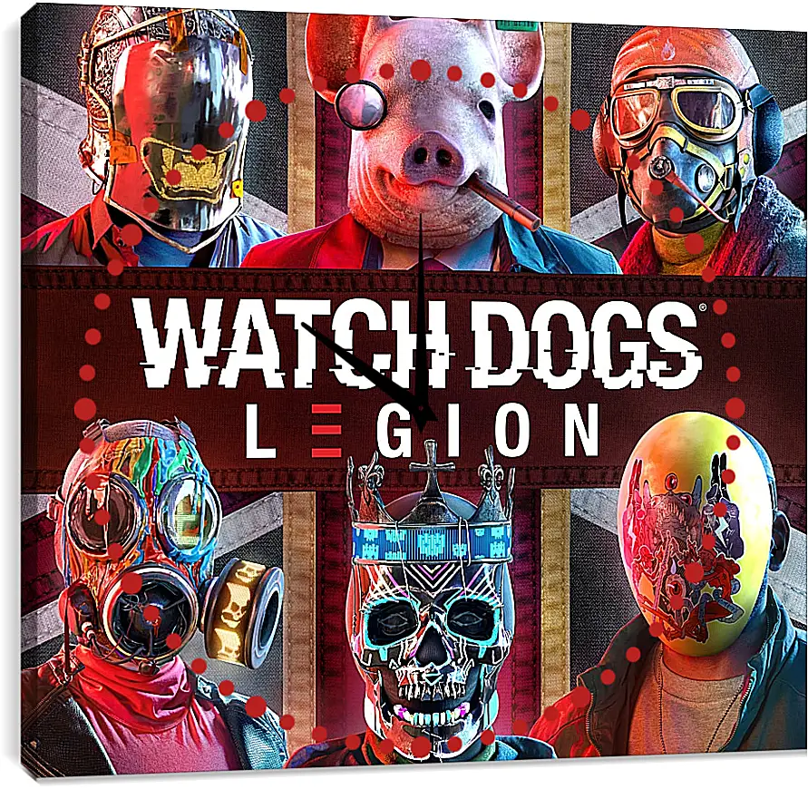 Часы картина - Watch Dogs Legion