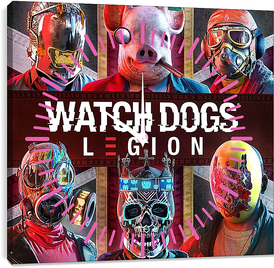 Часы картина - Watch Dogs Legion