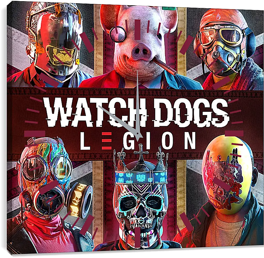 Часы картина - Watch Dogs Legion