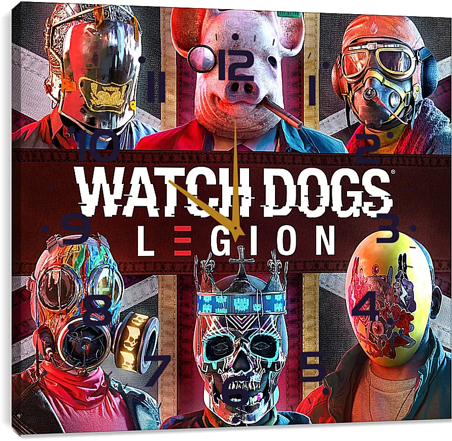 Часы картина - Watch Dogs Legion