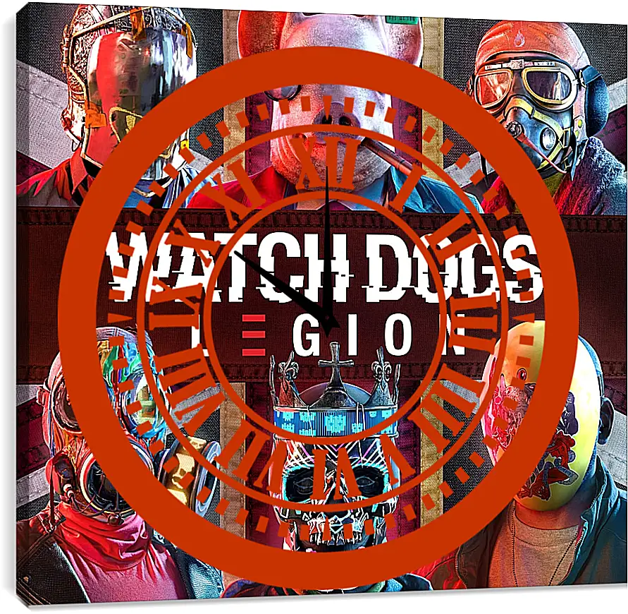 Часы картина - Watch Dogs Legion