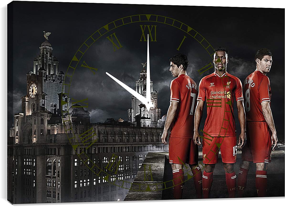 Часы картина - Ливерпуль. Liverpool