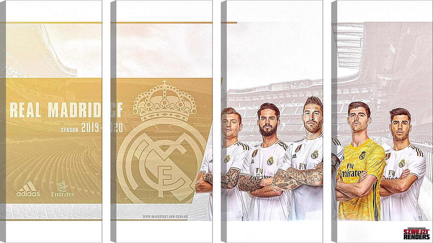Модульная картина - ФК Реал Мадрид. FC Real Madrid