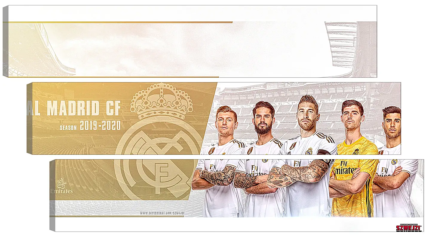 Модульная картина - ФК Реал Мадрид. FC Real Madrid