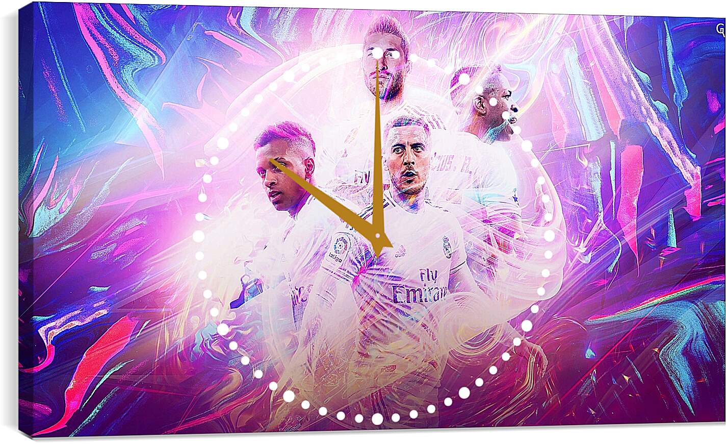 Часы картина - ФК Реал Мадрид. FC Real Madrid