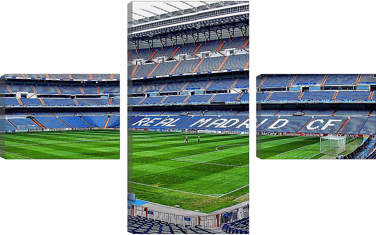 Модульная картина - Стадион Сантьяго Бернабеу. Реал Мадрид