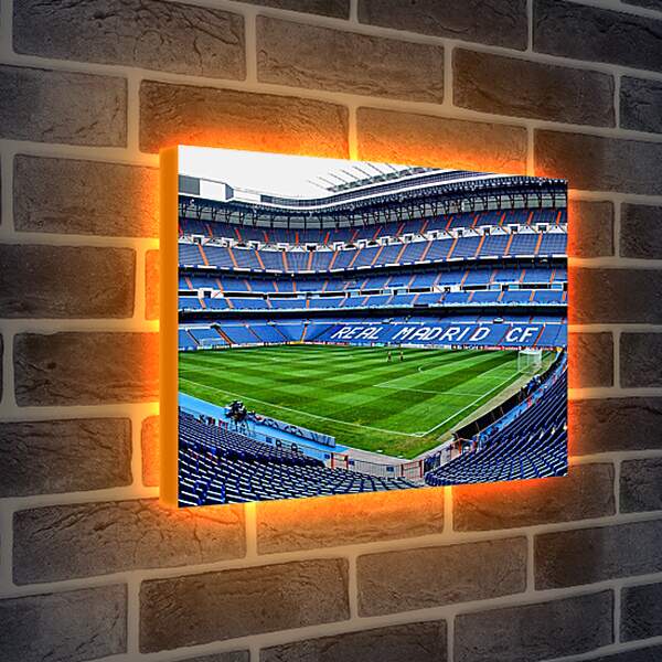 Лайтбокс световая панель - Стадион Сантьяго Бернабеу. Реал Мадрид