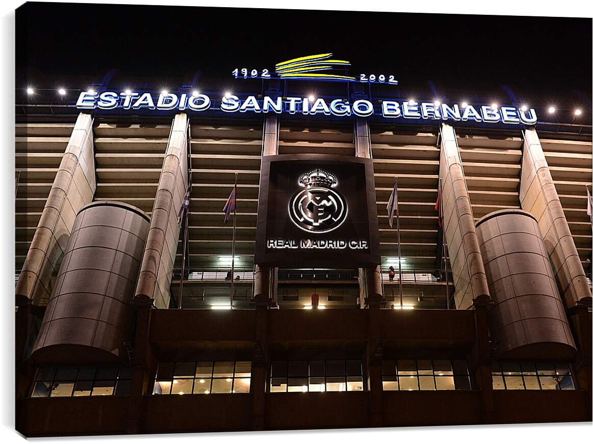 Постер и плакат - Стадион Сантьяго Бернабеу. Реал Мадрид