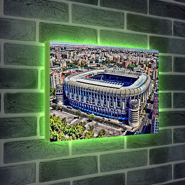 Лайтбокс световая панель - Стадион Сантьяго Бернабеу. Реал Мадрид