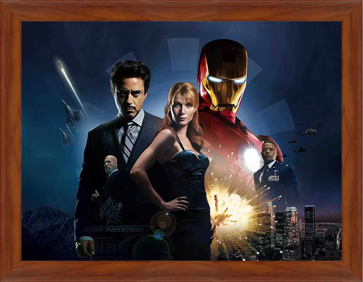 Картина в раме - Железный человек. Iron Man