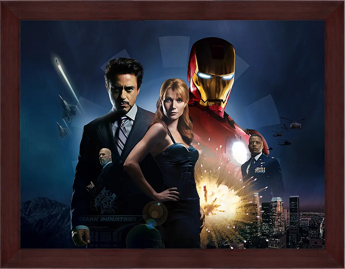 Картина в раме - Железный человек. Iron Man