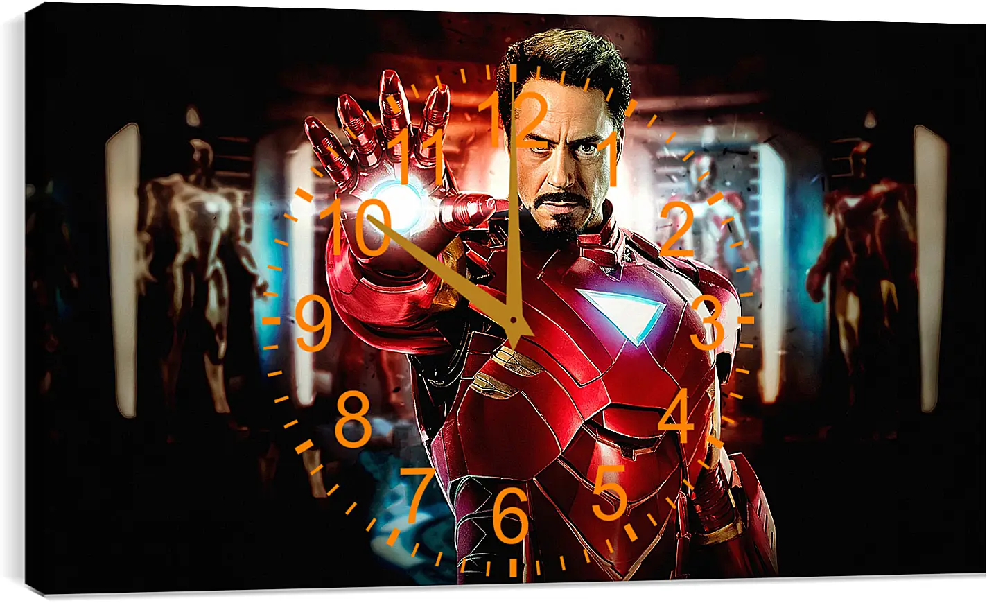 Часы картина - Железный человек. Iron Man