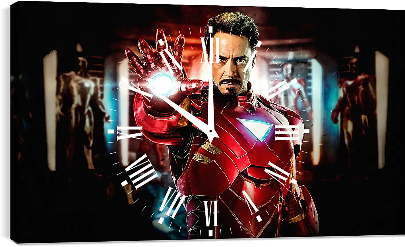 Часы картина - Железный человек. Iron Man