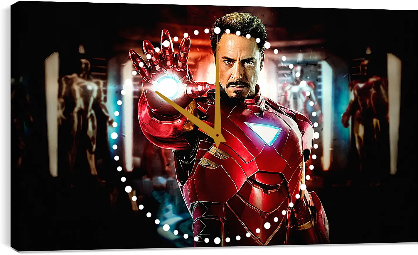 Часы картина - Железный человек. Iron Man