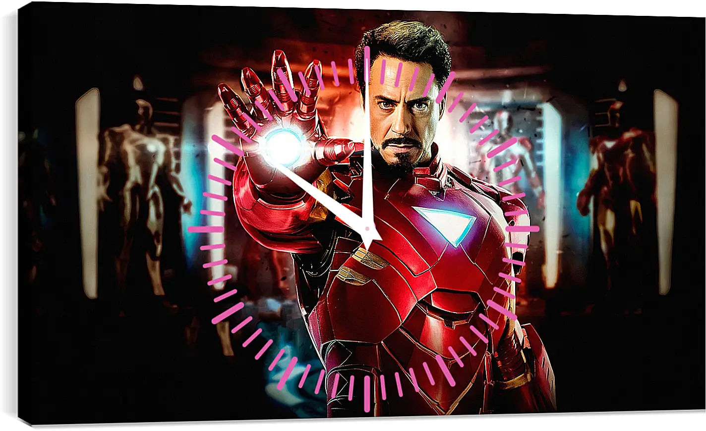 Часы картина - Железный человек. Iron Man