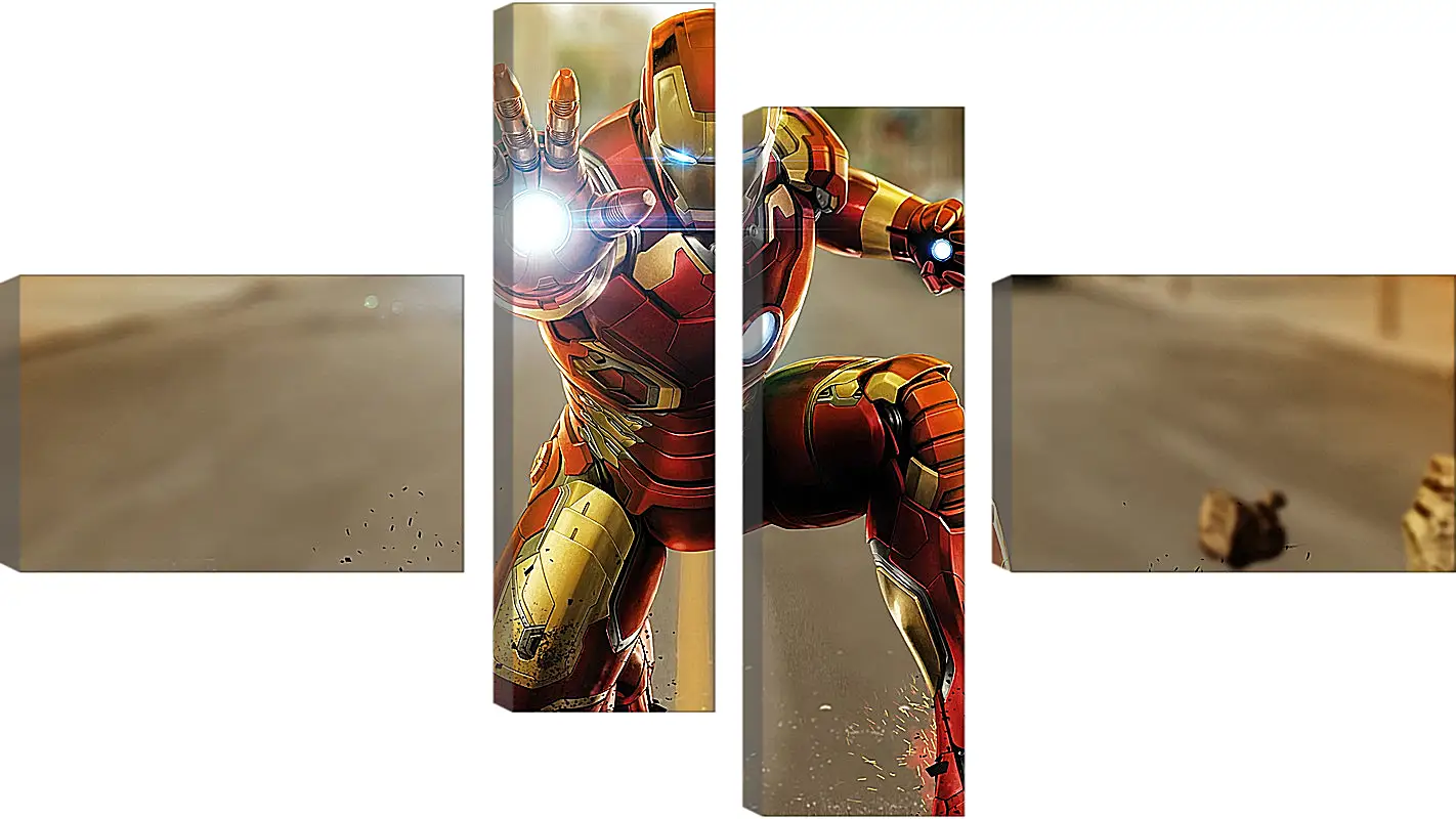 Модульная картина - Железный человек. Iron Man