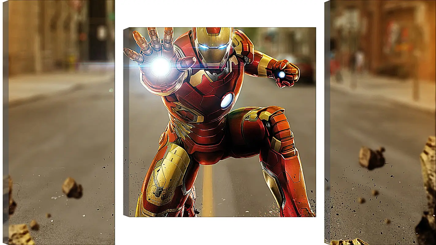 Модульная картина - Железный человек. Iron Man