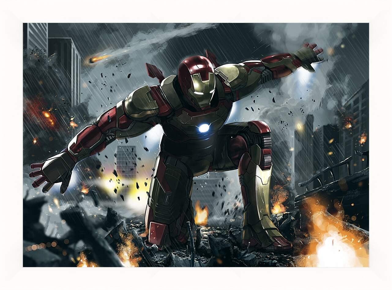 Картина в раме - Железный человек. Iron Man
