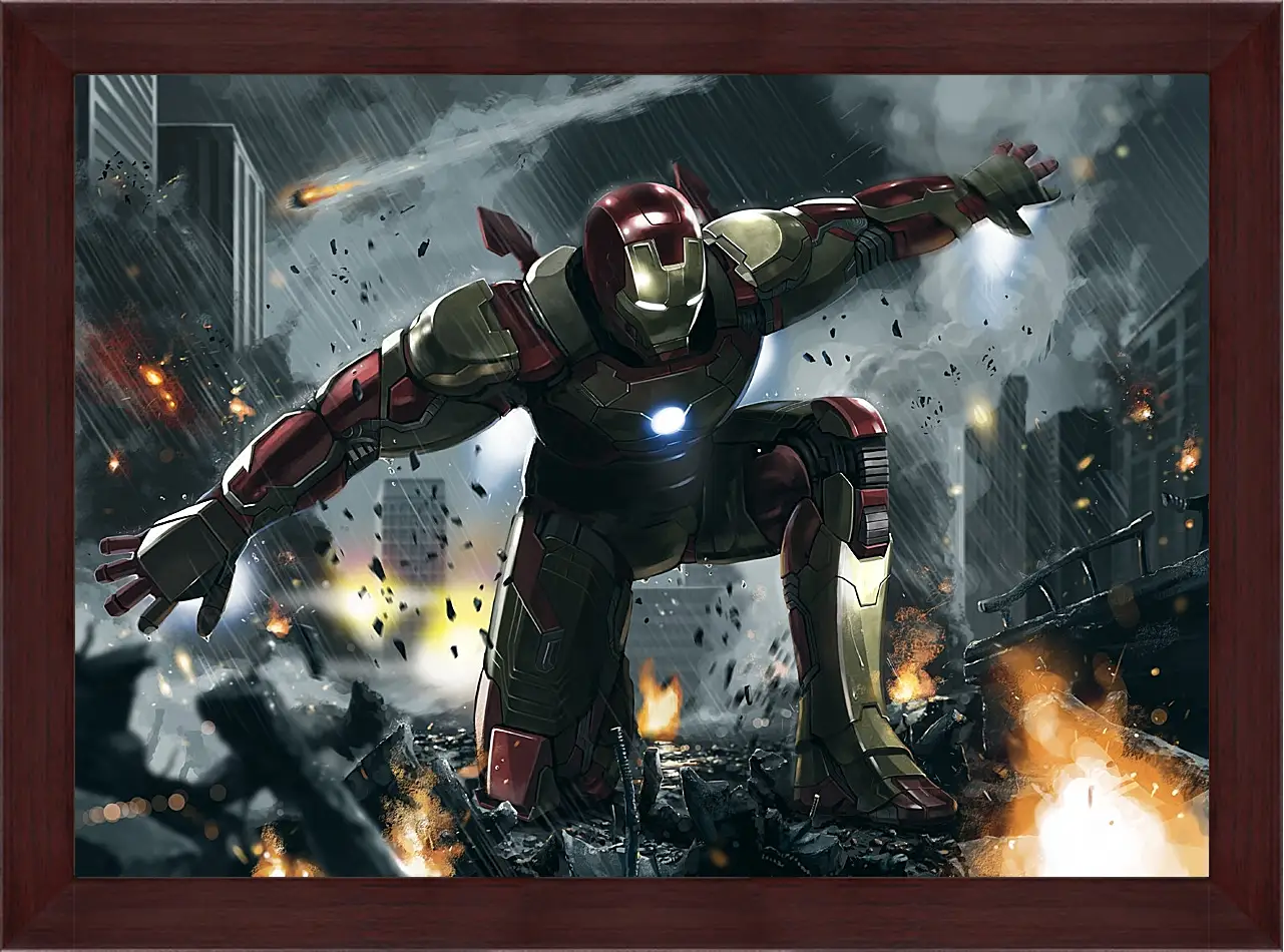 Картина в раме - Железный человек. Iron Man