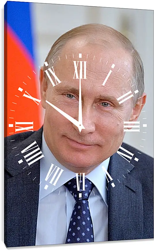 Часы картина - Владимир Владимирович Путин