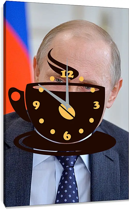 Часы картина - Владимир Владимирович Путин