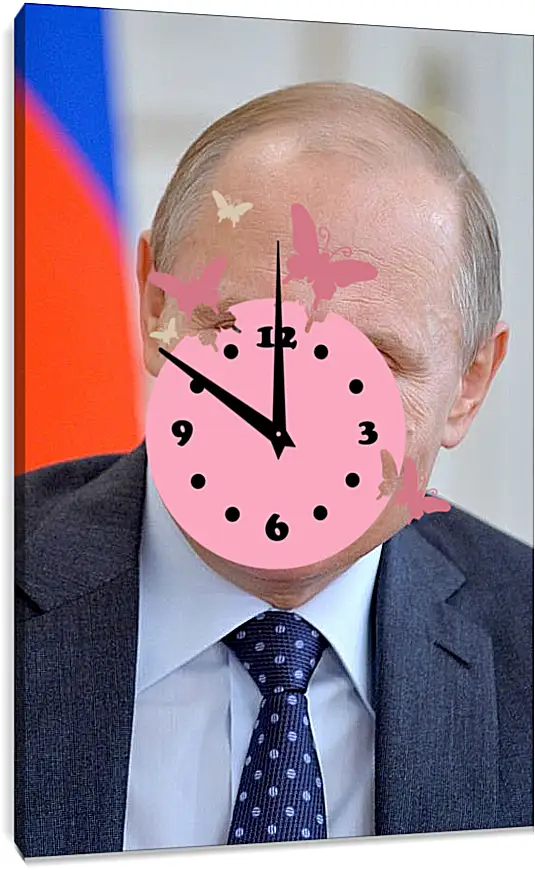 Часы картина - Владимир Владимирович Путин