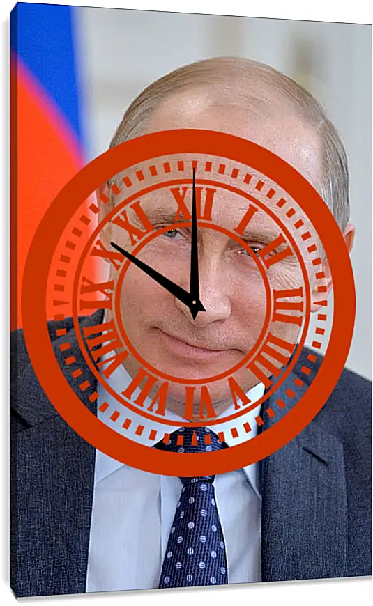 Часы картина - Владимир Владимирович Путин