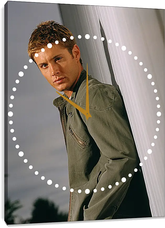 Часы картина - Дженсен Эклс. Jensen Ackles