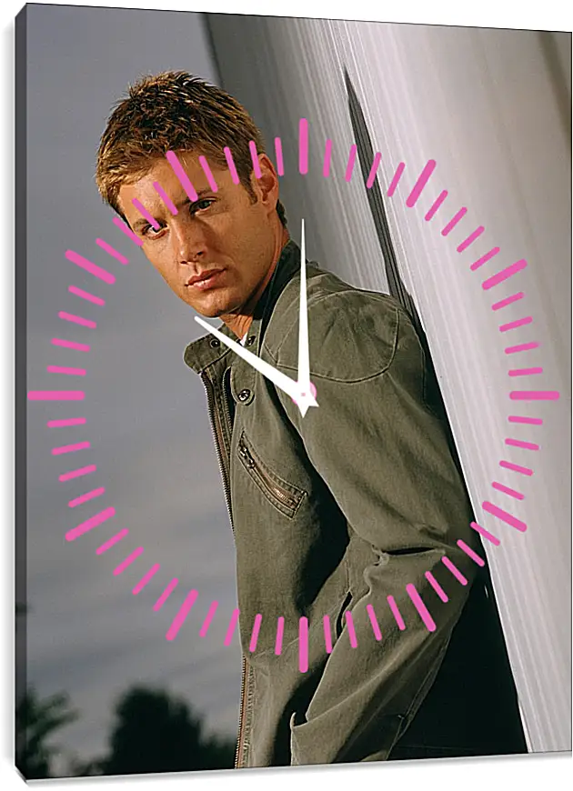 Часы картина - Дженсен Эклс. Jensen Ackles