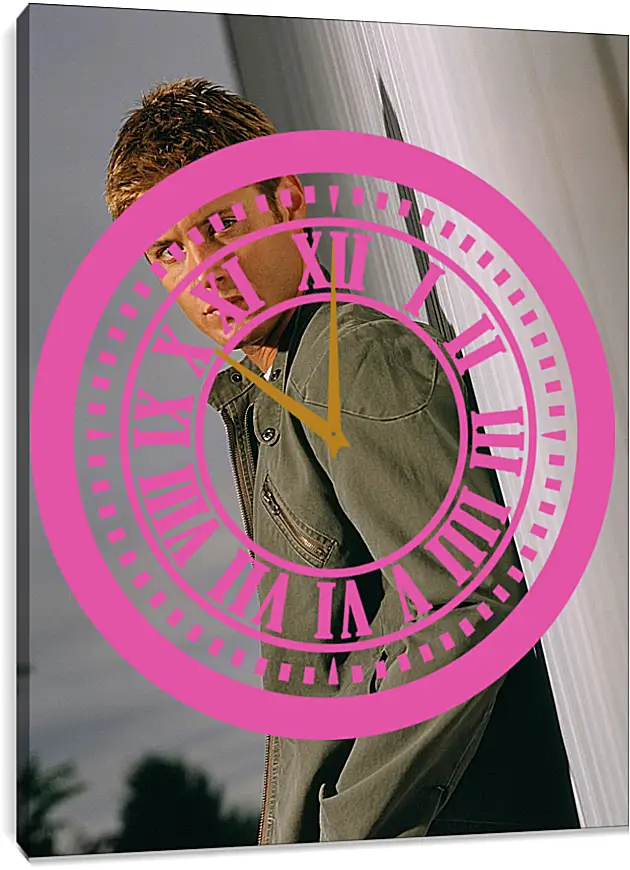 Часы картина - Дженсен Эклс. Jensen Ackles