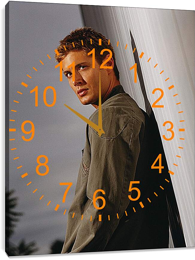 Часы картина - Дженсен Эклс. Jensen Ackles