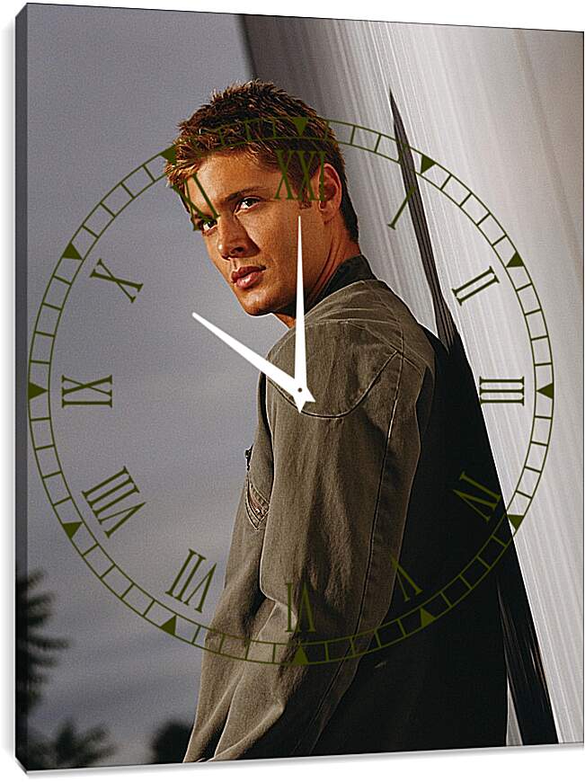 Часы картина - Дженсен Эклс. Jensen Ackles