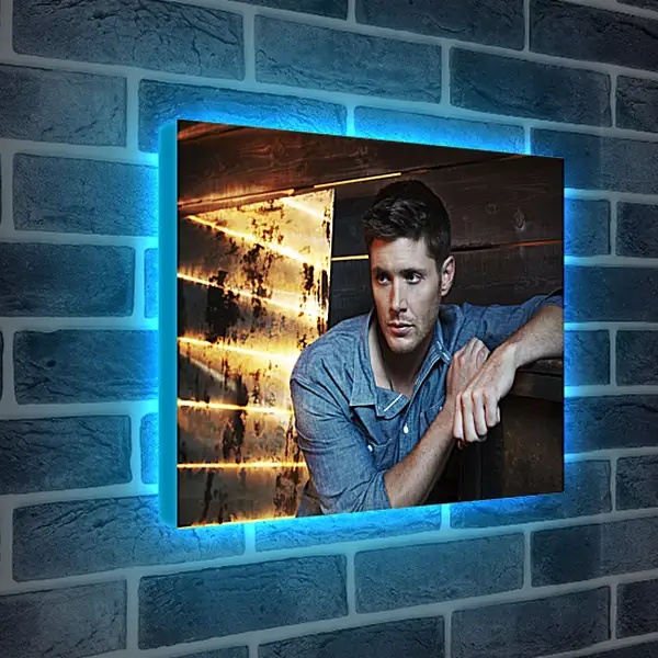 Лайтбокс световая панель - Дженсен Эклс. Jensen Ackles