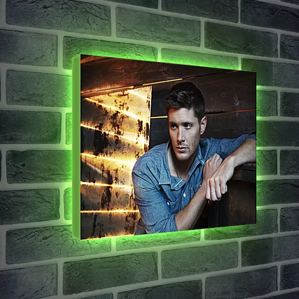 Лайтбокс световая панель - Дженсен Эклс. Jensen Ackles