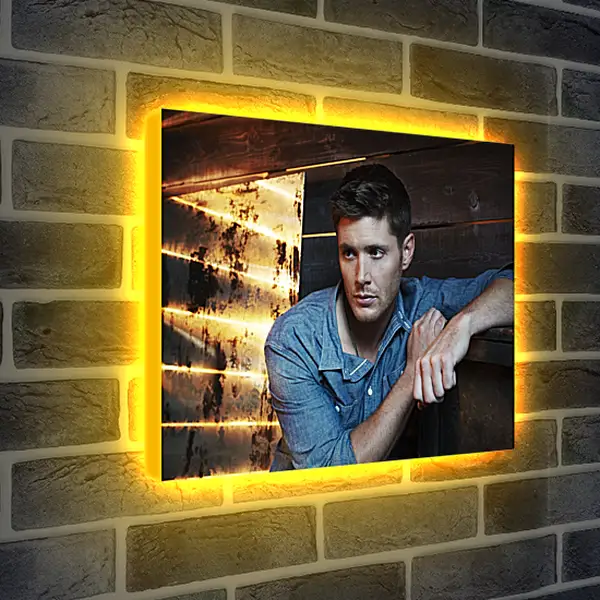 Лайтбокс световая панель - Дженсен Эклс. Jensen Ackles