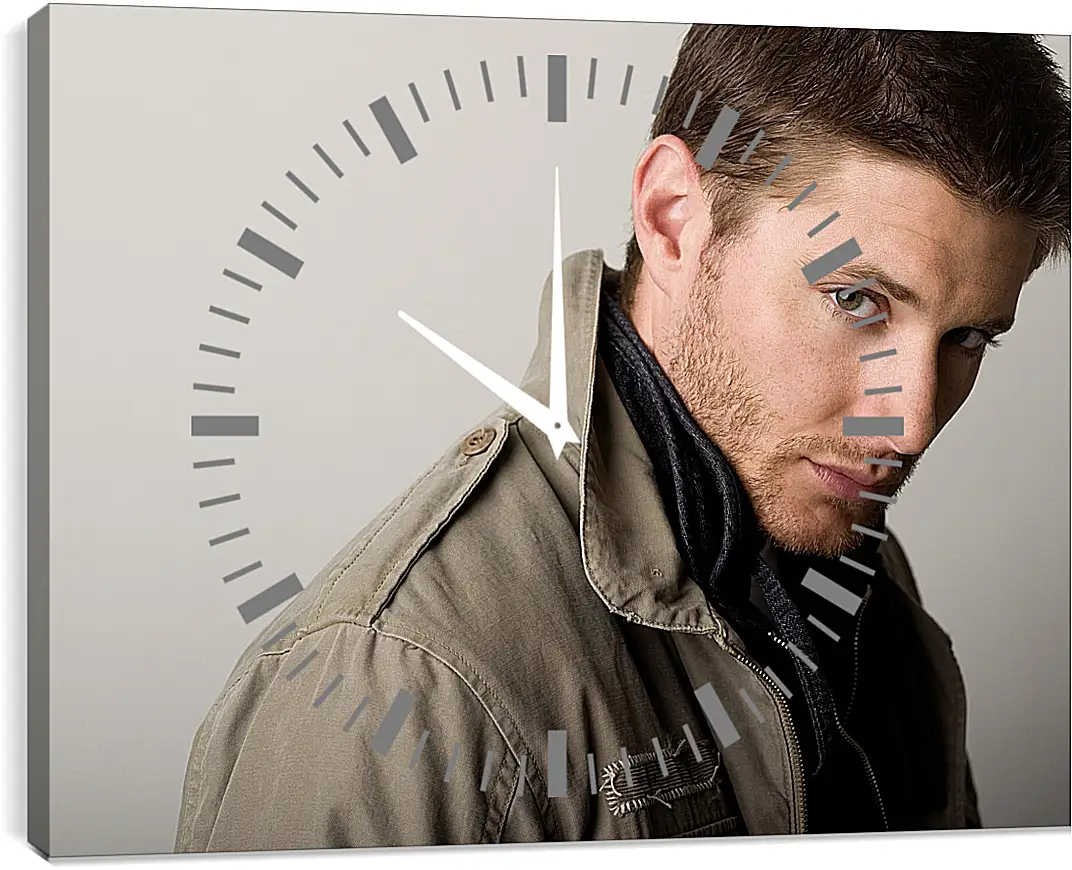 Часы картина - Дженсен Эклс. Jensen Ackles