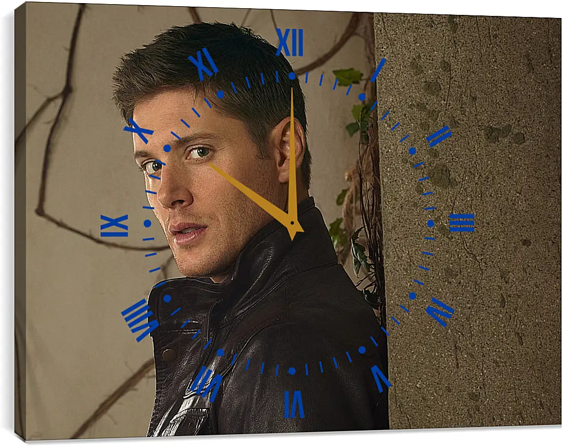 Часы картина - Дженсен Эклс. Jensen Ackles