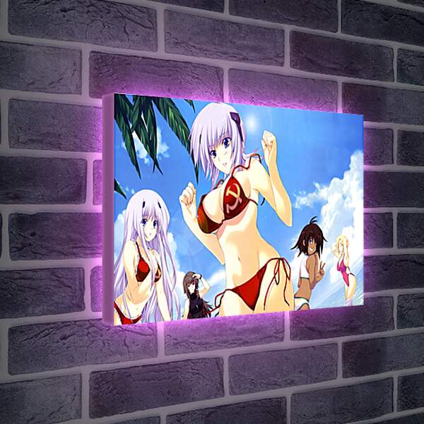 Лайтбокс световая панель - Девчонки на пляже