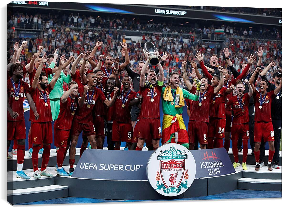 Постер и плакат - Победа в суперкубке. Ливерпуль. Liverpool